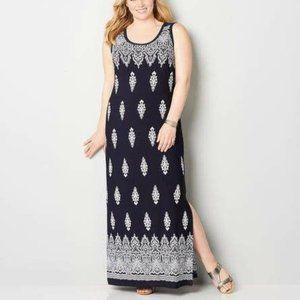 Avenue Plus Size Sleeveless Maxi Dress